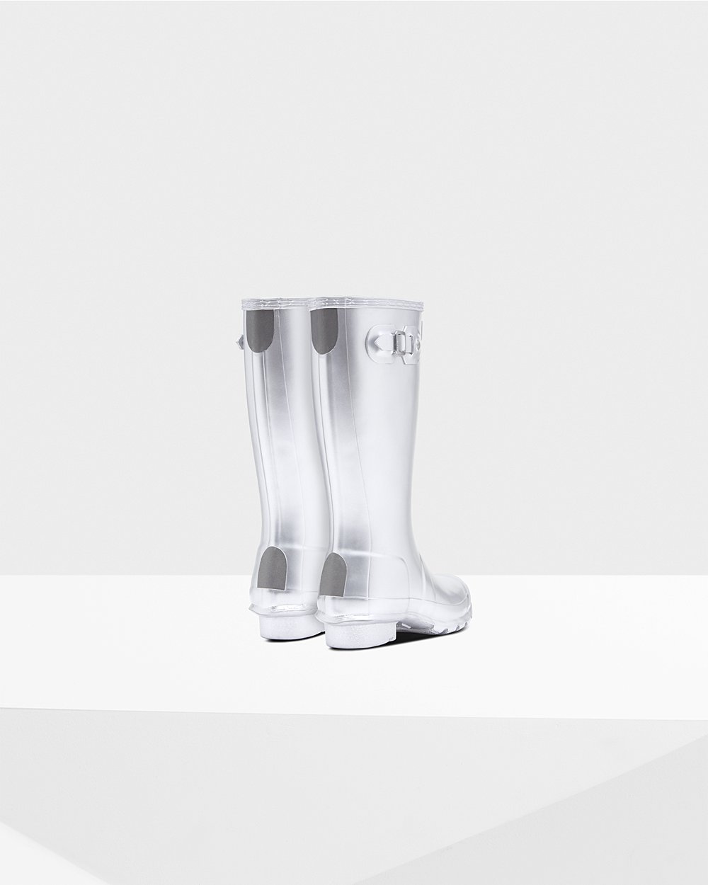 Kids Hunter Original Big Metallic | Rain Boots Silver | NZ-9183-ZQKM